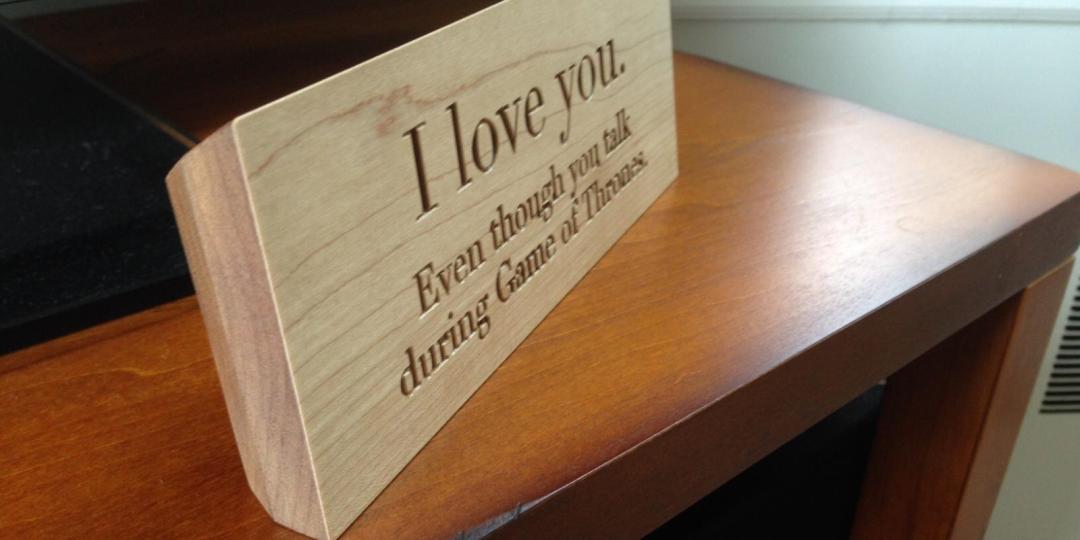 Wood CNC Carving - Intro Level - Make a two tone wooden sign | MakeHaven
