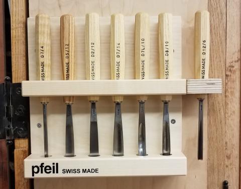 Pfeil Swiss Made 12 Pc. Professional Carving Set (full size 10 overall  length)