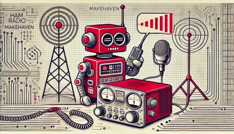 Robot using the radio