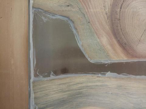 Caulk close-up of edges; get heavy with it