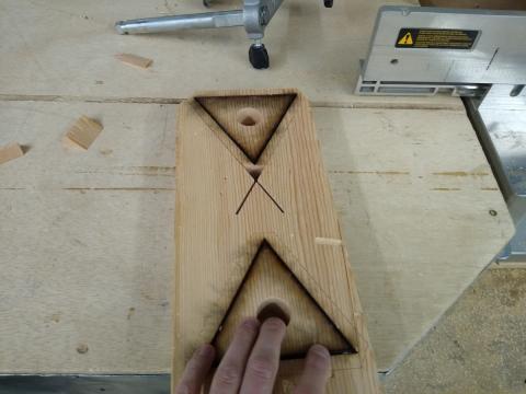 Lamp Base With 1\" Holes (x2)