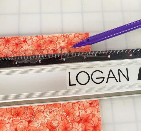 The long sides can  be cut to 16 inches